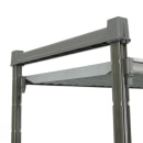 Cambro CBU183672V5580 36" NSF 5-Tier Polymer Shelf Kit - Camshelving® Basics Plus, 18"W, 72"H thumbnail 8