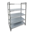 Cambro CBU183684S5580 36" NSF 5-Tier Polymer Shelf Kit - Camshelving® Basics Plus, 18"W, 84"H thumbnail 3
