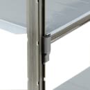 Cambro CBU184284S4580 42" NSF 4-Tier Polymer Shelf Kit - Camshelving® Basics Plus, 18"W, 84"H thumbnail 5
