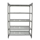 Cambro CBU243072V5580 30" NSF 5-Tier Polymer Shelf Kit - Camshelving® Basics Plus, 24"W, 72"H thumbnail 2