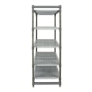 Cambro CBU243664V5580 36" NSF 5-Tier Polymer Shelf Kit - Camshelving® Basics Plus, 24"W, 64"H thumbnail 4