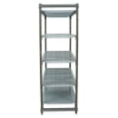 Cambro CBU243684VS5580 36" NSF 5-Tier Polymer Shelf Kit - Camshelving® Basics Plus, 24"W, 84"H thumbnail 4