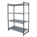 Cambro CBU244272V4580 42" NSF 4-Tier Polymer Shelf Kit - Camshelving® Basics Plus, 24"W, 72"H thumbnail 3