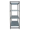 Cambro CBU244884V4580 48" NSF 4-Tier Polymer Shelf Kit - Camshelving® Basics Plus, 24"W, 84"H thumbnail 4