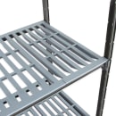 Cambro CBU246064V4580 60" NSF 4-Tier Polymer Shelf Kit - Camshelving® Basics Plus, 24"W, 64"H thumbnail 5