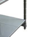 Cambro CBU246084VS4580 60" NSF 4-Tier Polymer Shelf Kit - Camshelving® Basics Plus, 24"W, 84"H thumbnail 5