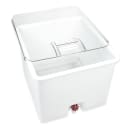 Cambro CC32148 Camcrisper Mobile Vegetable Crisper - 32 Gallon Capacity, White thumbnail 3