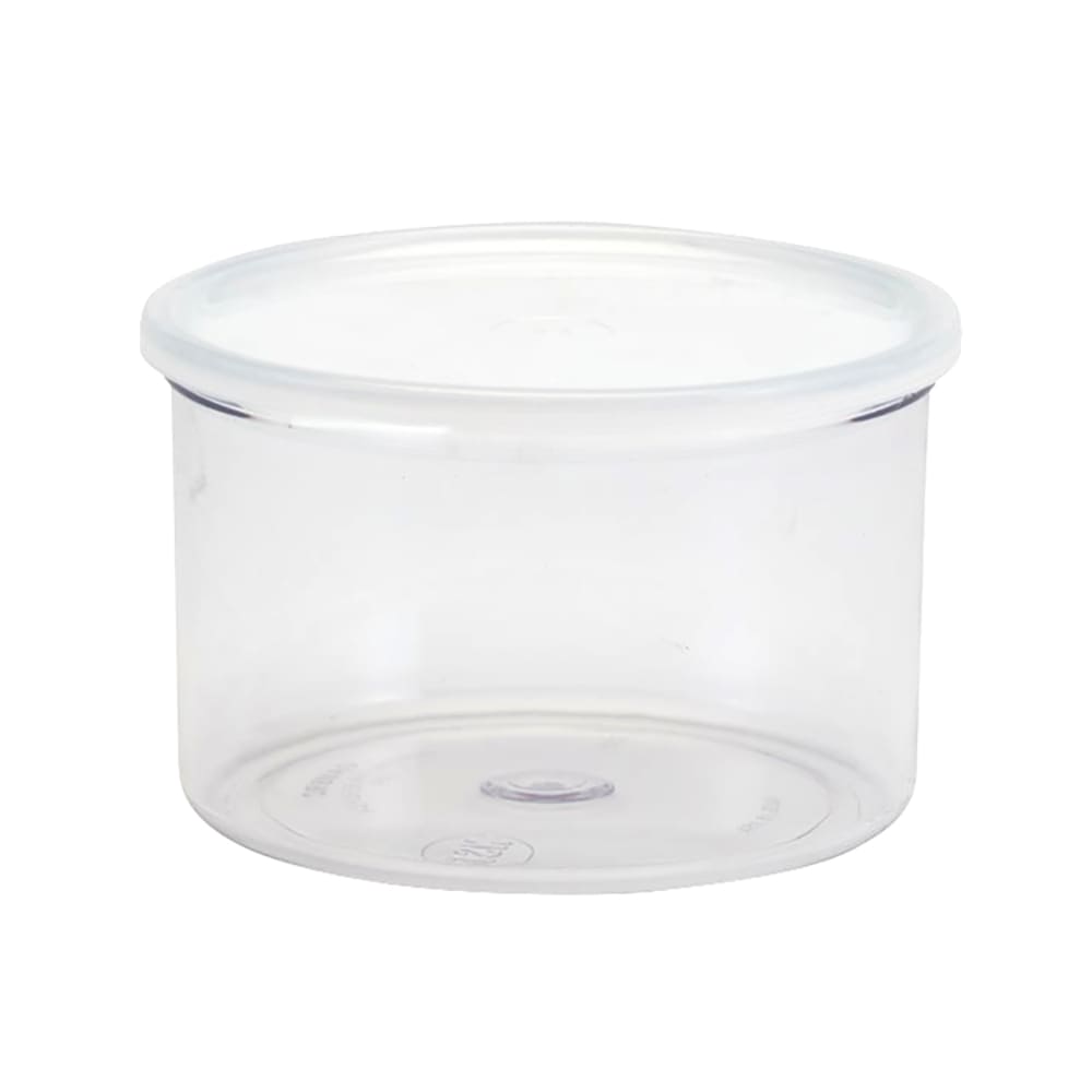 Cambro CCP15152 1 1/2 qt Crock with Lid - Clear