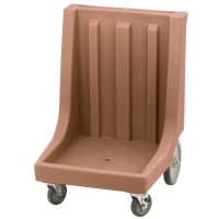 Cambro CD2020HB131 Camdolly® for Camracks® Dish Racks w/ 350 lb Capacity, Dark Brown thumbnail 3