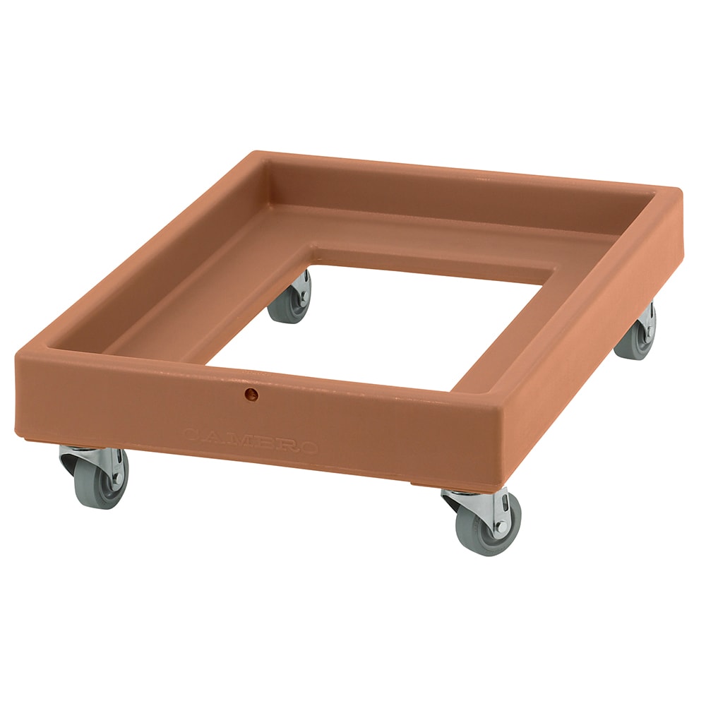 Cambro CD2028157 Camdolly® for Milk Crates w/ 350 lb Capacity, Coffee Beige