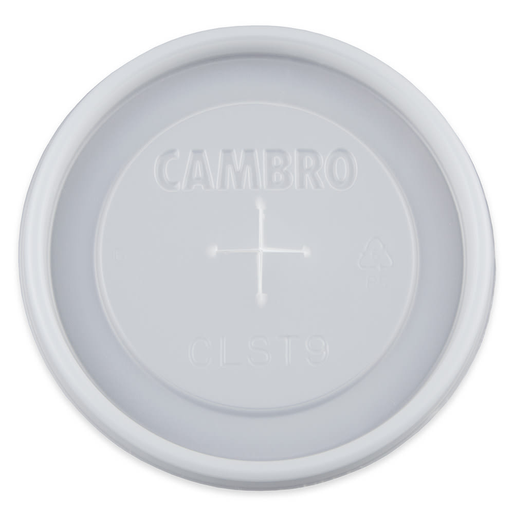 Cambro CLST9190 Disposable Tumbler Lid For Dinex 9 1/2 oz Swirl 9 oz