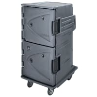 Cambro CMBH1826TBF192 Camtherm Hot Cart - Thermometer, Vented, Granite Green 125v thumbnail 4