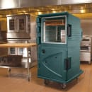 Cambro CMBH1826TSC192 Camtherm® Hot Cart - Thermometer, Granite Green, 110v thumbnail 2