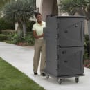 Cambro CMBH1826TSF191 Camtherm® Hot Cart - Thermometer, Granite Gray, 110v thumbnail 5