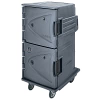 Cambro CMBH1826TSF194 Camtherm® Hot Cart - Thermometer, Granite Sand, 110v thumbnail 4