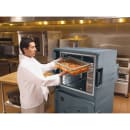 Cambro CMBHC1826TSF191 Camtherm Hot/Cold Cart - Thermometer, 6" Casters, Granite Gray 125v thumbnail 10