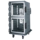 Cambro CMBHC1826TSF191 Camtherm Hot/Cold Cart - Thermometer, 6" Casters, Granite Gray 125v thumbnail 2