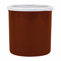 Cambro CP12110 1 1/5 qt Crock with Lid - Black thumbnail 2