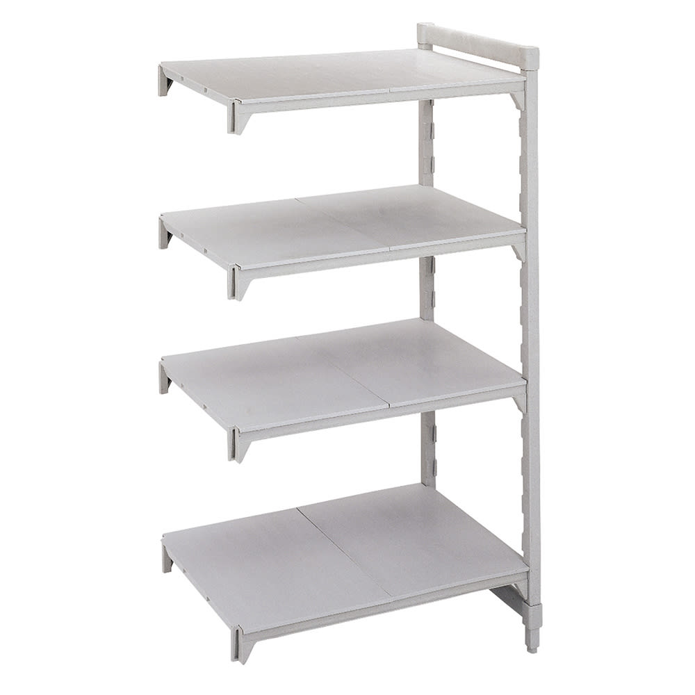 Cambro CPA182484S4PKG 24" NSF 4-Tier Polymer Shelf Kit - Camshelving® Premium, 18"W, 84"H