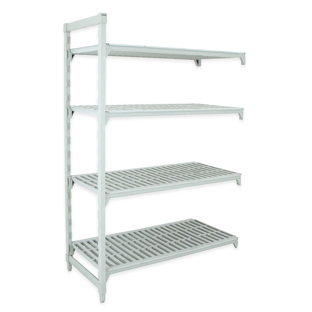 Cambro CPA183684V4PKG 36" NSF 4-Tier Polymer Shelf Kit - Camshelving® Premium, 18"W, 84"H