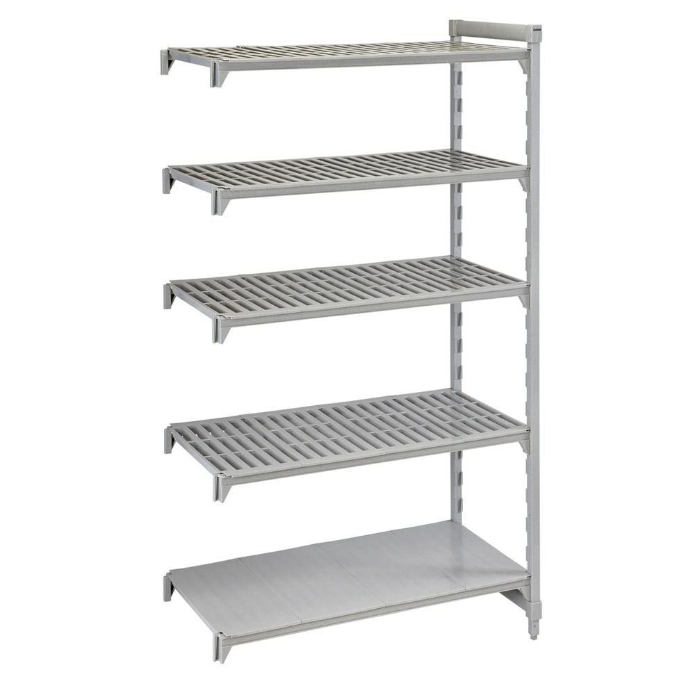 Cambro CPA242484VS5PKG 24" NSF 5-Tier Polymer Shelf Kit - Camshelving® Premium, 24"W, 84"H
