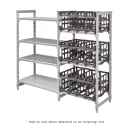 Cambro CPA243672C96480 Camshelving® Add On Stationary Can Rack w/ (96) #10 Capacity - Speckled Gray thumbnail 2