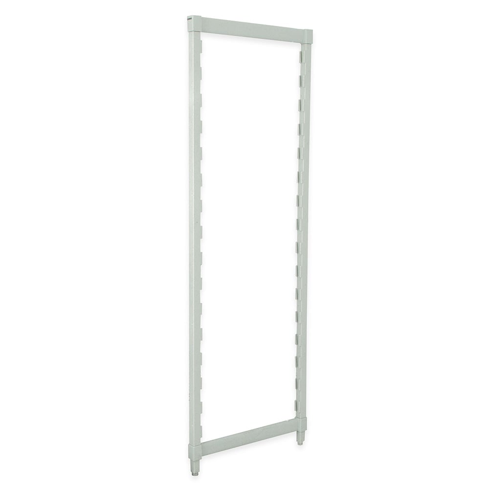 Cambro CPPK1484480 Camshelving® Post Kit for Stationary Unit - 14" x 84", Speckled Gray