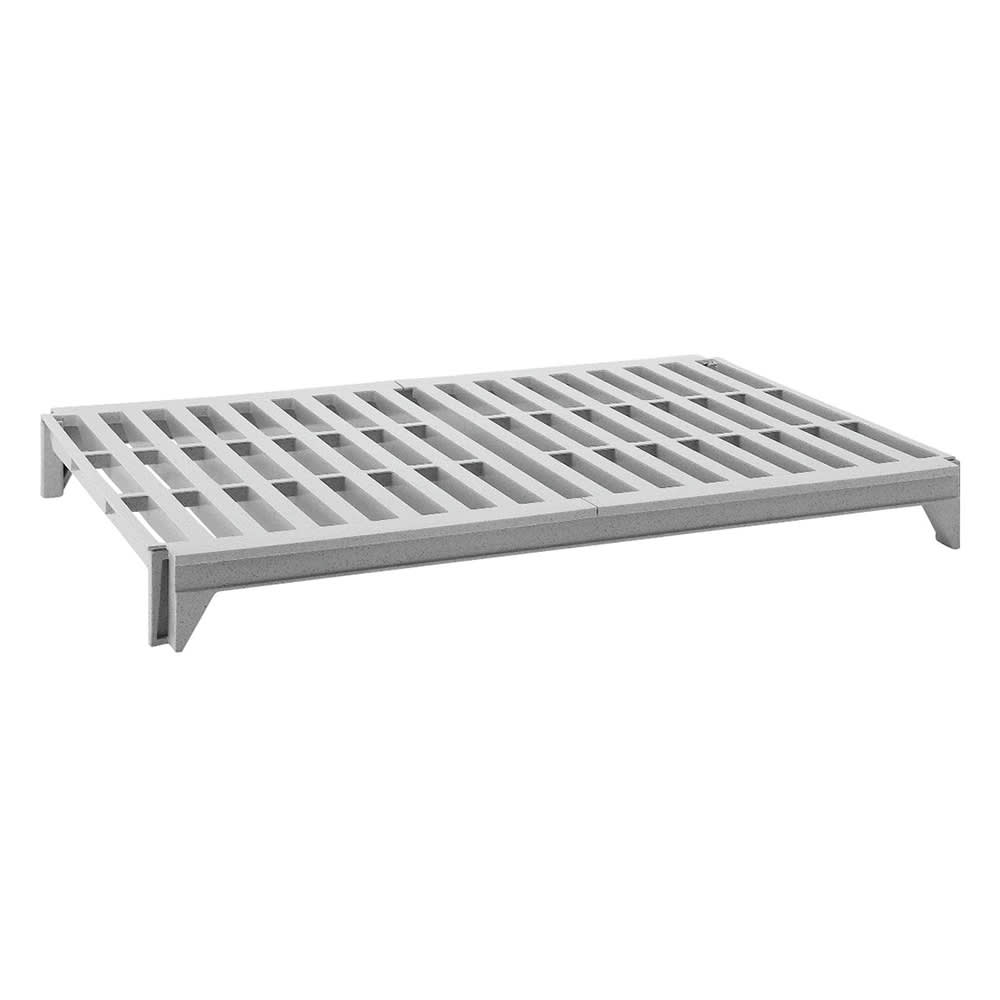 Cambro CPSK1824V1480 Camshelving® Premium Polymer Louvered Shelf Plate Kit - 18" x 24", Speckled Gray