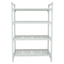 Cambro CPU182464V4480 24" NSF 4-Tier Polymer Shelf Kit - Camshelving® Premium, 18"W, 64"H thumbnail 2