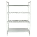 Cambro CPU182484VS4PKG 24" NSF 4-Tier Polymer Shelf Kit - Camshelving® Premium, 18"W, 84"H thumbnail 2
