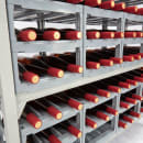 Cambro CPUWR144872480 72"H Camshelving Premium Wine Rack w/ Accessories, Gray thumbnail 3