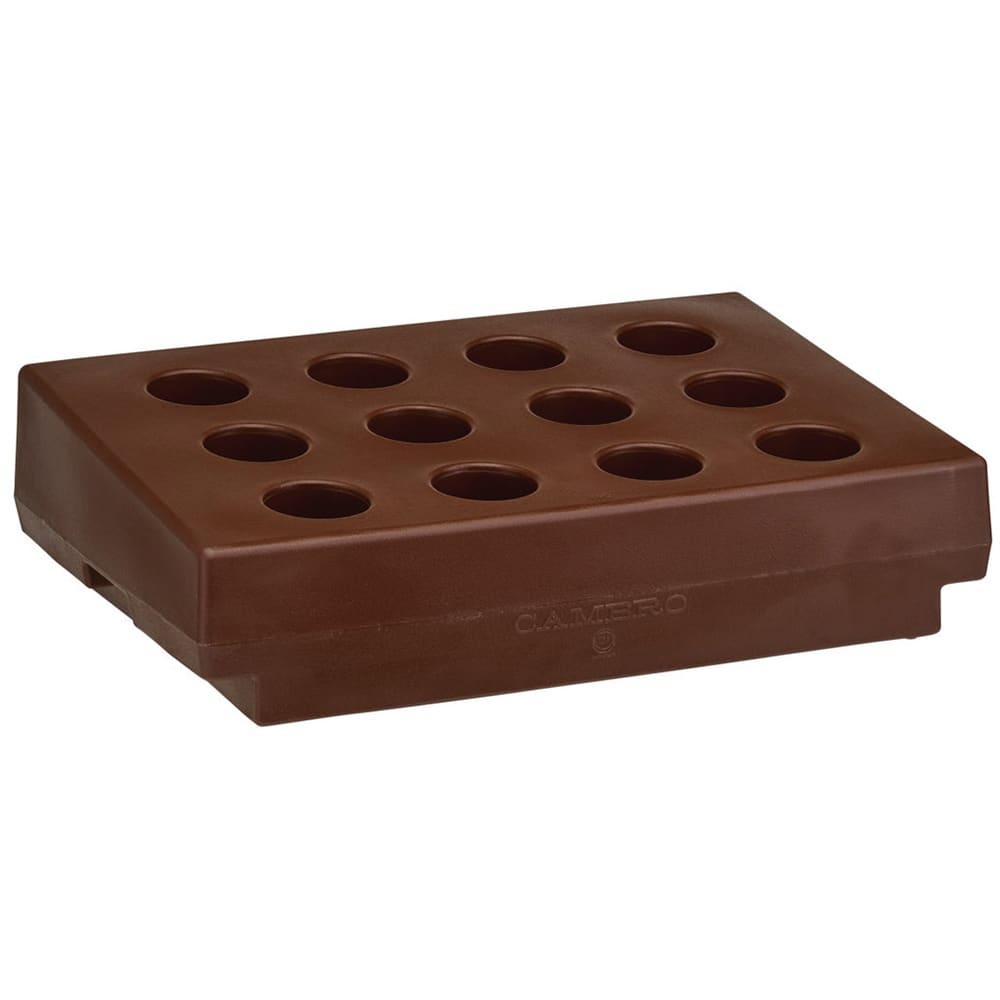 Cambro CR12131 Cutlery Rack Only - 33" x 22 3/4" x 9", Dark Brown