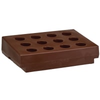 Cambro CR12157 Cutlery Rack Only - 33" x 22 3/4" x 9", Coffee Beige thumbnail 3