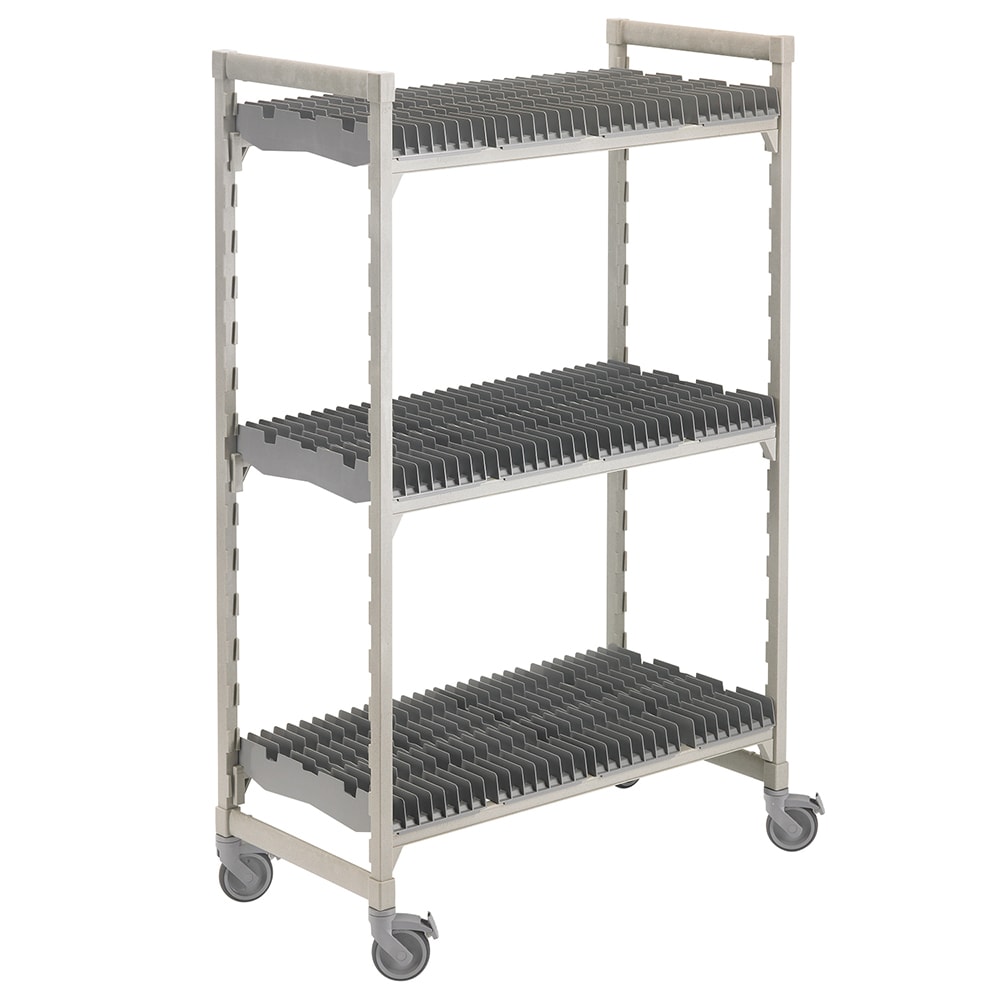 Cambro CPMU244875DRPKG 3 Level Mobile Drying Rack for Trays