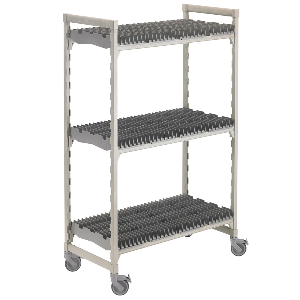 Cambro CPMU246075DRPKG 3 Level Mobile Drying Rack for Trays