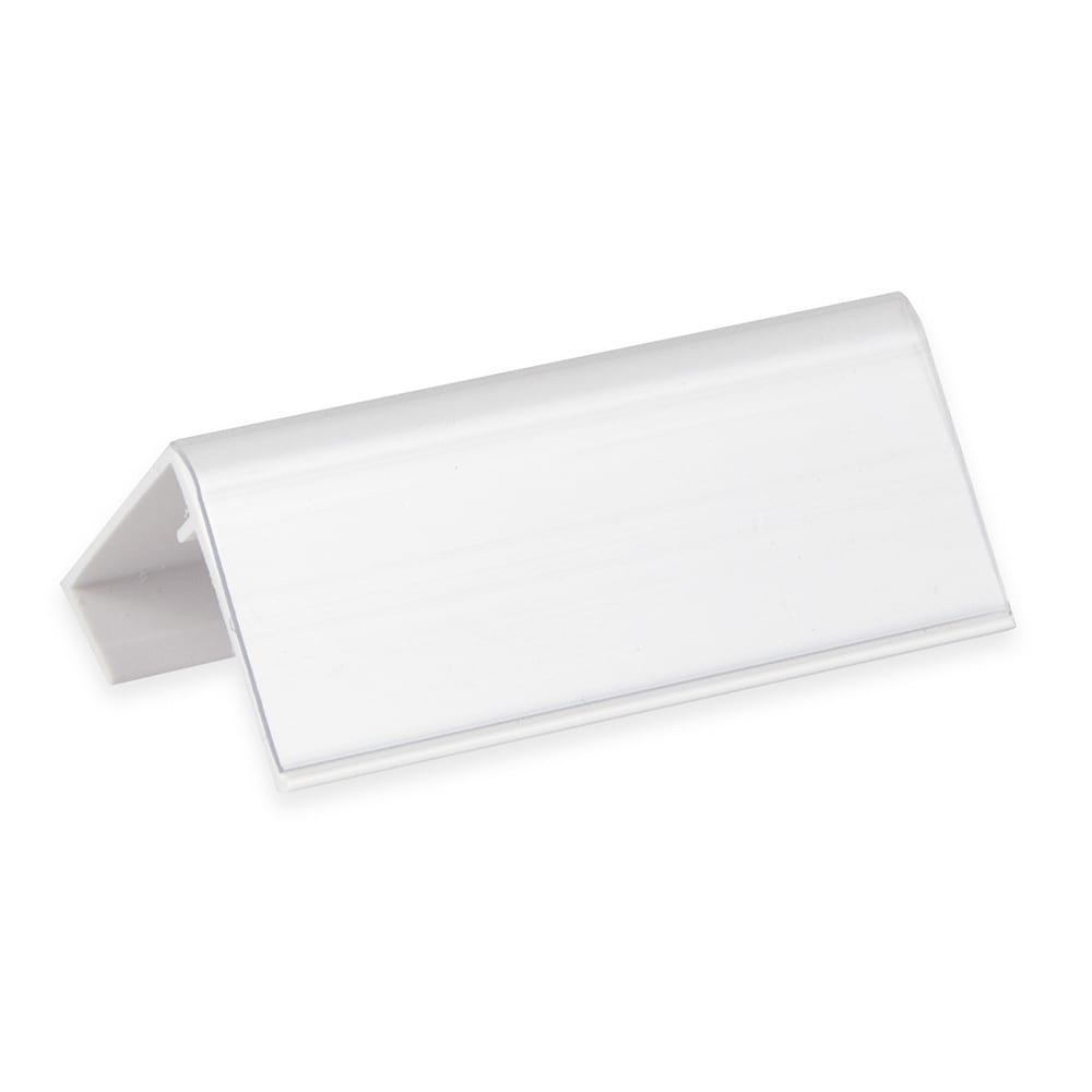 Cambro CSID3 3" Identification Tag - White/Clear