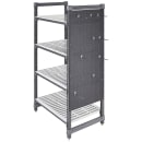 Cambro CSPEGKIT18110 Camshelving® Pegboard Storage System - 18" x 48", Plastic, Matte Black thumbnail 2