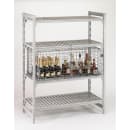 Cambro CSSC244818000 42 1/2" Camshelving® Premium Security Cage Module - 25 1/4"W, Stainless Steel thumbnail 3
