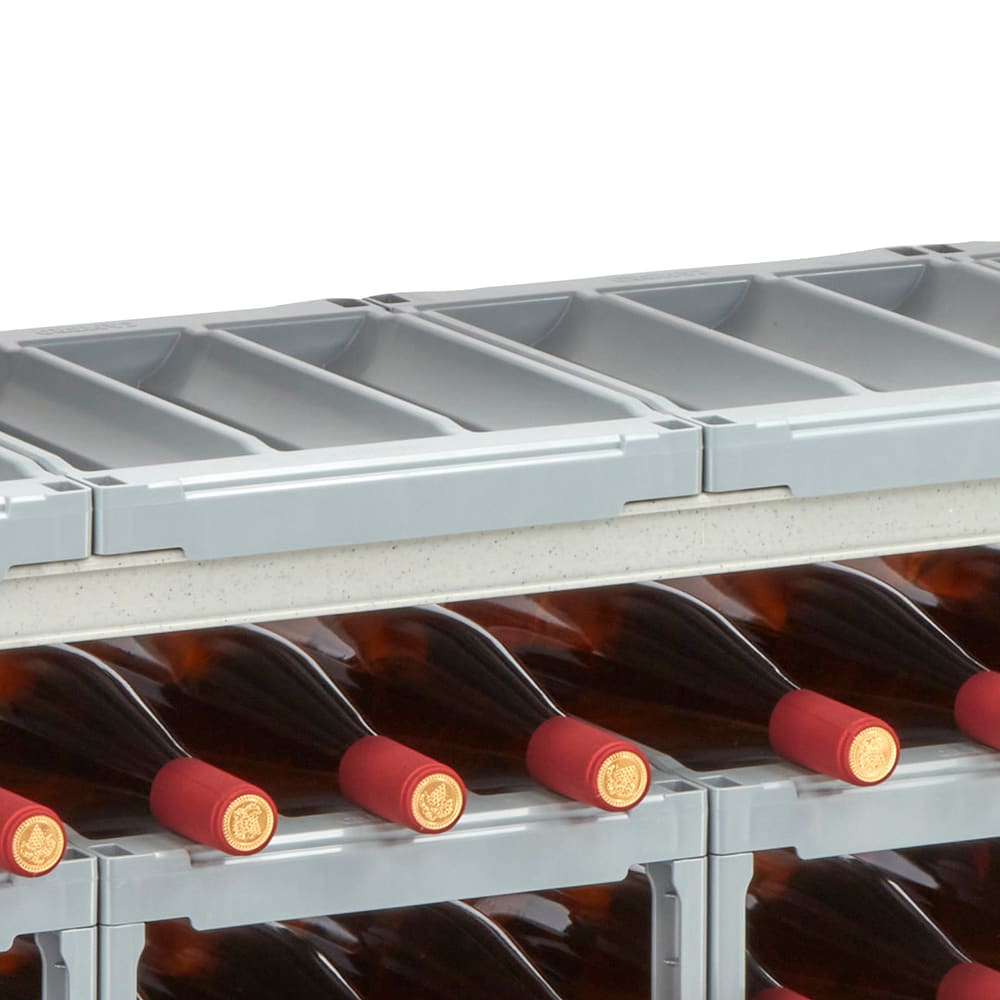 Cambro CSWRKIT18P1151 18" Wine Rack Cradle w/ Connectors, Gray