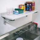 Cambro CSWS1848SK480 Solid Wall Mounted Shelf, 48"W x 18"D, Polypropylene thumbnail 2