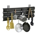 Cambro CSWS36EK110 36" Shelf Extender Kit - Utensil Hanger, Black thumbnail 2