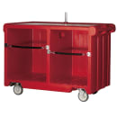 Cambro CVC55158 Food Cart w/ Cover & Cutting Board, 55 3/16"L x 31 1/4"W x 93 1/2"H, Red thumbnail 6