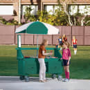 Cambro CVC724519 Food Cart w/ Cover & Cutting Board, 74 1/4"L x 31 3/4"W x 94"H, Green thumbnail 4