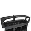 Cambro CVC75W14 75"W Open Well Vending Cart w/ Safety Barrier & Umbrella Hole - Polyethylene, Healthy Choices" Wrap thumbnail 11