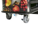 Cambro CVC75W14 75"W Open Well Vending Cart w/ Safety Barrier & Umbrella Hole - Polyethylene, Healthy Choices" Wrap thumbnail 9