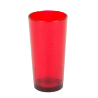 Cambro D16152 16 oz Clear Crackled Plastic Tumbler thumbnail 2