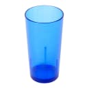 Cambro D24608 24 oz Sapphire Blue Crackled Plastic Tumbler thumbnail 4