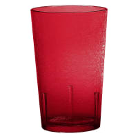Cambro D8152 8 oz Clear Crackled Plastic Tumbler thumbnail 4