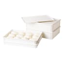 Cambro DB18263CW148 26" x 18" Camwear® Pizza Dough Box - Polycarbonate, White thumbnail 6