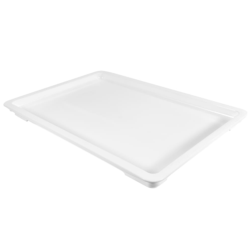 Cambro DBC1826P148 26" x 18" Pizza Dough Box Cover - Polypropylene, White